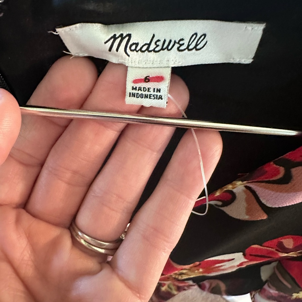 Madewell Tulip Sleeve Mini Dress in French Rose - Picture 9 of 11